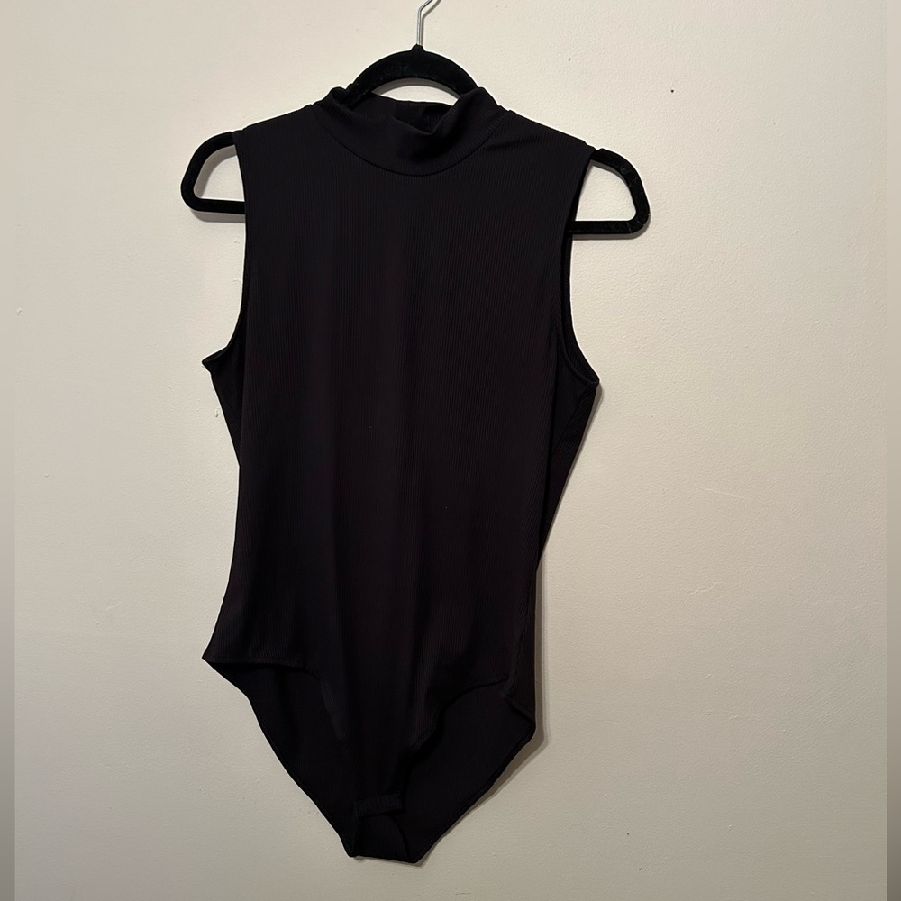 Mock neck body suit